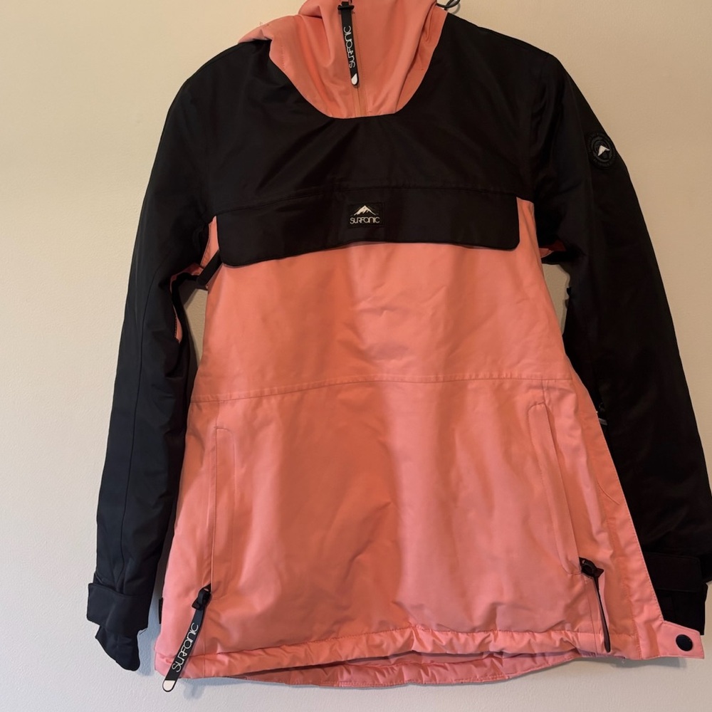 Surfanic Pink and Black Jacket - Small